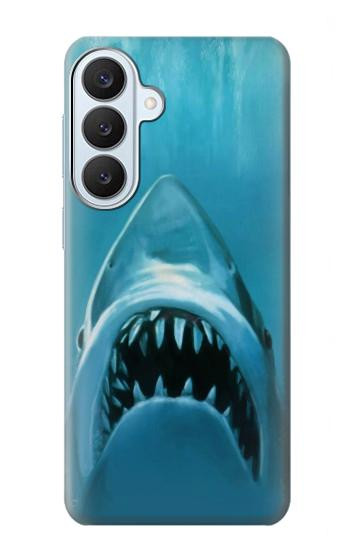 S0830 白いサメ White Shark Samsung Galaxy S26 Plus バックケース、フリップケース・カバー