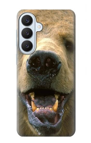 S0840 グリズリーベアの顔 Grizzly Bear Face Samsung Galaxy S26 Plus バックケース、フリップケース・カバー