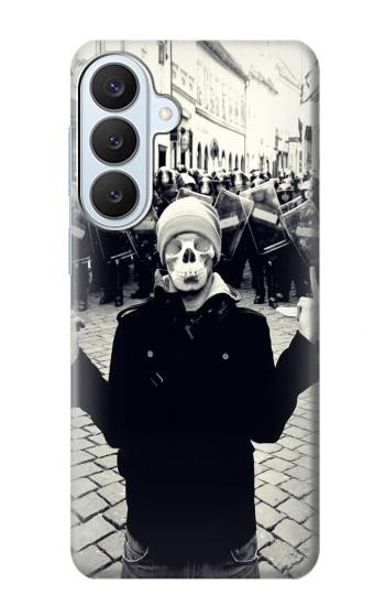 S1108 スクリームマスク 抗議者 Skull Mask Man Protester Samsung Galaxy S26 Plus バックケース、フリップケース・カバー