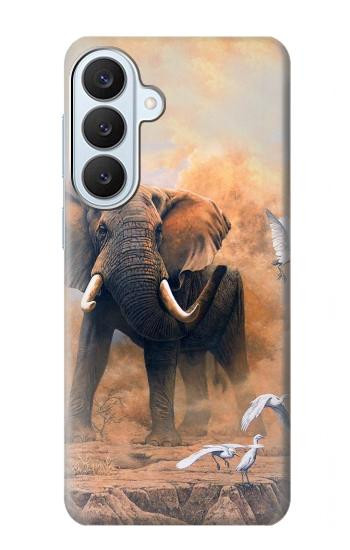 S1292 ダスティエレファントエッグレット Dusty Elephant Egrets Samsung Galaxy S26 Plus バックケース、フリップケース・カバー
