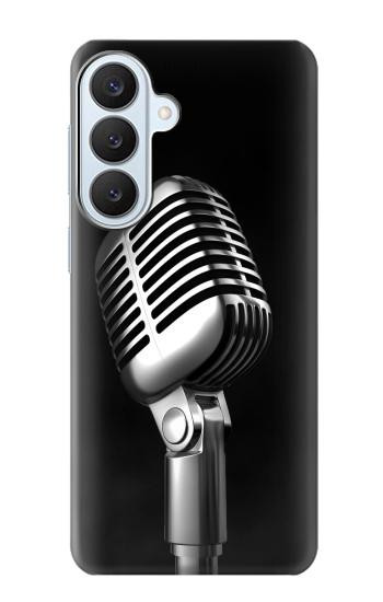 S1672 レトロ マイク ジャズ音楽 Retro Microphone Jazz Music Samsung Galaxy S26 Plus バックケース、フリップケース・カバー