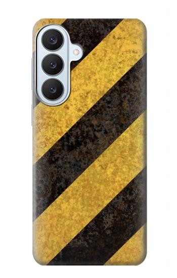 S2231 黄色と黒のラインハザードストライプ Yellow and Black Line Hazard Striped Samsung Galaxy S26 Plus バックケース、フリップケース・カバー