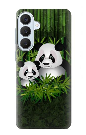 S2441 パンダファミリー 竹林 Panda Family Bamboo Forest Samsung Galaxy S26 Plus バックケース、フリップケース・カバー