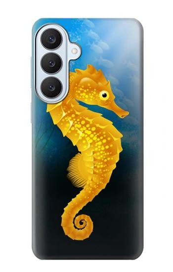 S2444 タツノオトシゴ 深い青色の海 Seahorse Underwater World Samsung Galaxy S26 Plus バックケース、フリップケース・カバー