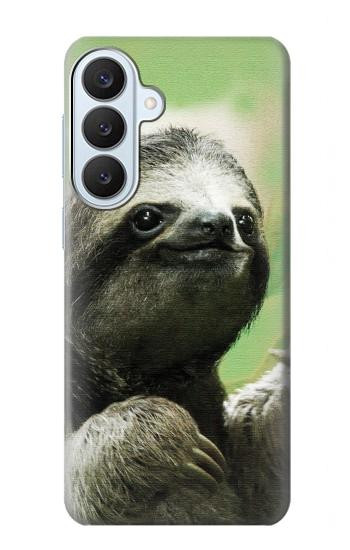 S2708 笑顔のナマケ Smiling Sloth Samsung Galaxy S26 Plus バックケース、フリップケース・カバー