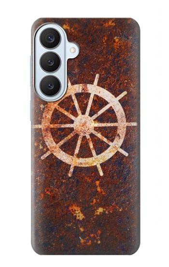 S2766 船 ホイール 錆 Ship Wheel Rusty Texture Samsung Galaxy S26 Plus バックケース、フリップケース・カバー