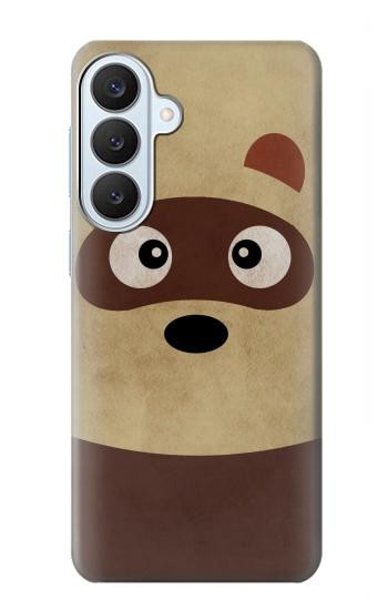 S2825 かわいいアライグマ Cute Cartoon Raccoon Samsung Galaxy S26 Plus バックケース、フリップケース・カバー