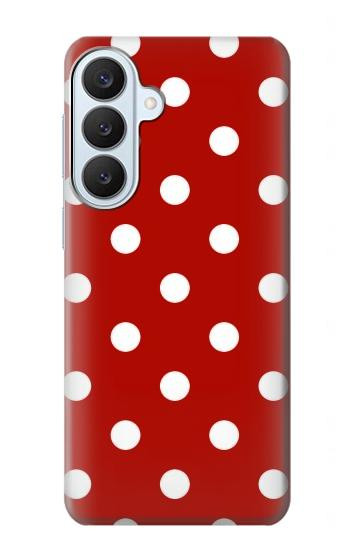S2951 赤の水玉 Red Polka Dots Samsung Galaxy S26 Plus バックケース、フリップケース・カバー