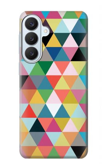 S3049 三角形の鮮やかな色 Triangles Vibrant Colors Samsung Galaxy S26 Plus バックケース、フリップケース・カバー