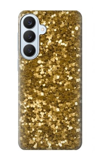 S3388 ゴールドラメグラフィックプリント Gold Glitter Graphic Print Samsung Galaxy S26 Plus バックケース、フリップケース・カバー