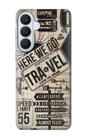 S3441 ヴィンテージ旅行 Vintage Travel Samsung Galaxy S26 Plus バックケース、フリップケース・カバー