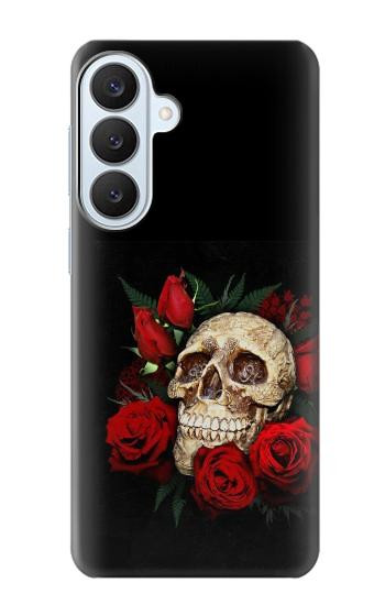 S3753 ダークゴシックゴススカルローズ Dark Gothic Goth Skull Roses Samsung Galaxy S26 Plus バックケース、フリップケース・カバー