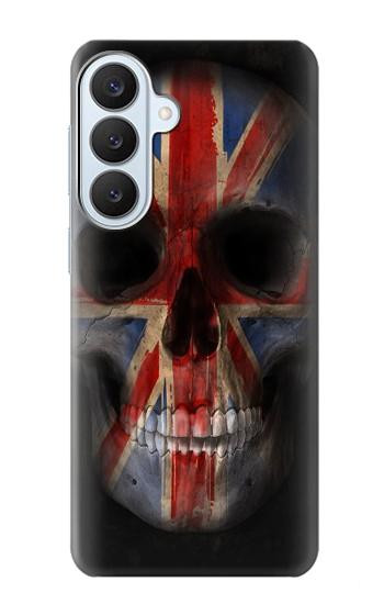 S3848 イギリスの旗の頭蓋骨 United Kingdom Flag Skull Samsung Galaxy S26 Plus バックケース、フリップケース・カバー