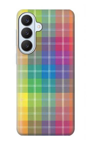 S3942 LGBTQ レインボーチェック柄タータンチェック LGBTQ Rainbow Plaid Tartan Samsung Galaxy S26 Plus バックケース、フリップケース・カバー