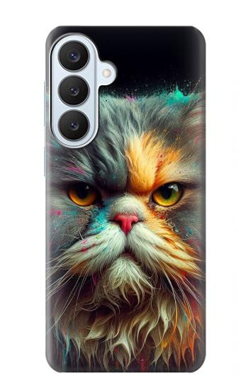 S3971 色を塗った猫 Cat Painted Color Samsung Galaxy S26 Plus バックケース、フリップケース・カバー