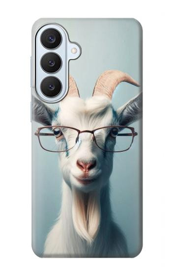 S3991 ヤギのメガネ Goat Glasses Samsung Galaxy S26 Plus バックケース、フリップケース・カバー
