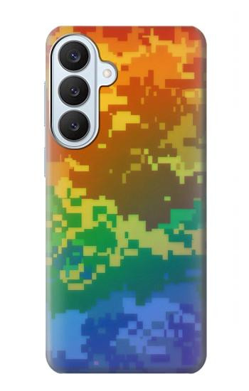 S4047 LGBTQカモフラージュ LGBTQ Camouflage Samsung Galaxy S26 Plus バックケース、フリップケース・カバー