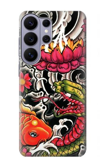 S0605 ヤクザタトゥー Yakuza Tattoo Samsung Galaxy S26 Ultra バックケース、フリップケース・カバー