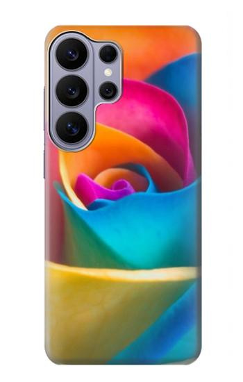 S1671 虹色のバラ Rainbow Colorful Rose Samsung Galaxy S26 Ultra バックケース、フリップケース・カバー