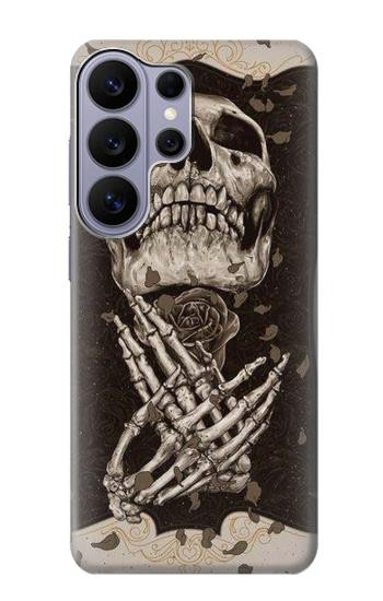 S1676 スカルローズ Skull Rose Samsung Galaxy S26 Ultra バックケース、フリップケース・カバー