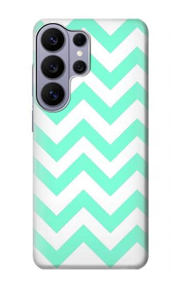 S1723 ミントシェブロンジグザグ Mint Chevron Zigzag Samsung Galaxy S26 Ultra バックケース、フリップケース・カバー