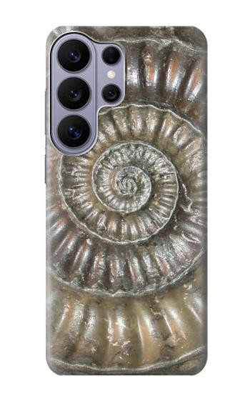 S1788 アンモナイト化石 Ammonite Fossil Samsung Galaxy S26 Ultra バックケース、フリップケース・カバー