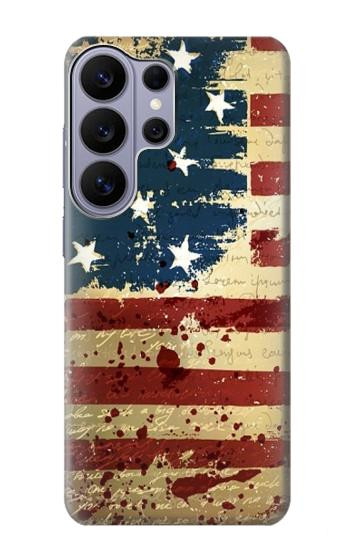 S2349 古いアメリカの国旗 Old American Flag Samsung Galaxy S26 Ultra バックケース、フリップケース・カバー