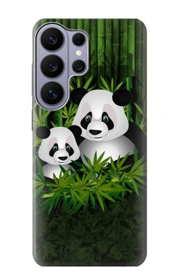S2441 パンダファミリー 竹林 Panda Family Bamboo Forest Samsung Galaxy S26 Ultra バックケース、フリップケース・カバー
