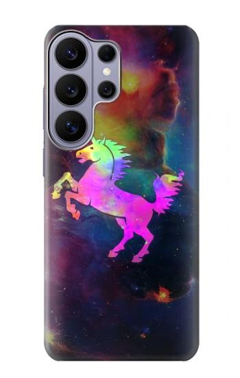 S2486 虹色ユニコーン星雲スペース Rainbow Unicorn Nebula Space Samsung Galaxy S26 Ultra バックケース、フリップケース・カバー