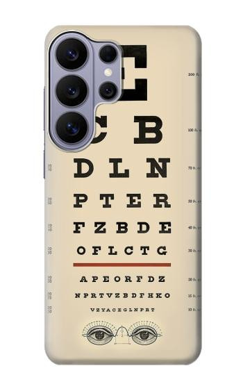 S2502 目の検査図ポスター Eye Exam Chart Decorative Decoupage Poster Samsung Galaxy S26 Ultra バックケース、フリップケース・カバー