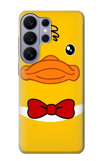 S2760 イエロー アヒル タキシード 漫画 Yellow Duck Tuxedo Cartoon Samsung Galaxy S26 Ultra バックケース、フリップケース・カバー