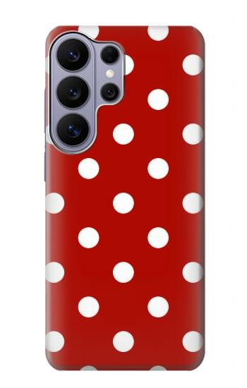 S2951 赤の水玉 Red Polka Dots Samsung Galaxy S26 Ultra バックケース、フリップケース・カバー