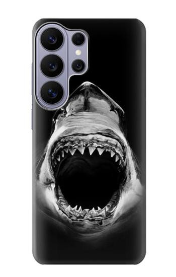 S3100 白のサメ Great White Shark Samsung Galaxy S26 Ultra バックケース、フリップケース・カバー