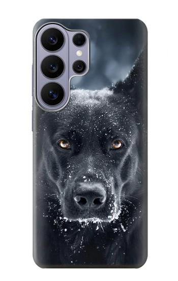 S3168 ドイツのシェパード・ブラック・ドッグ German Shepherd Black Dog Samsung Galaxy S26 Ultra バックケース、フリップケース・カバー