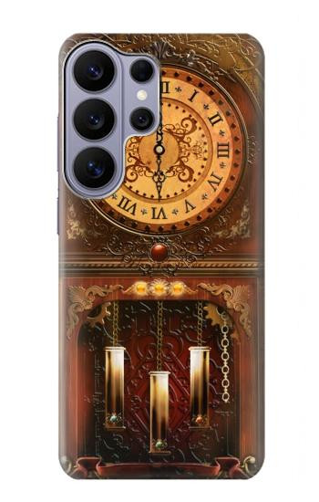 S3174 大きな古時計 Grandfather Clock Samsung Galaxy S26 Ultra バックケース、フリップケース・カバー