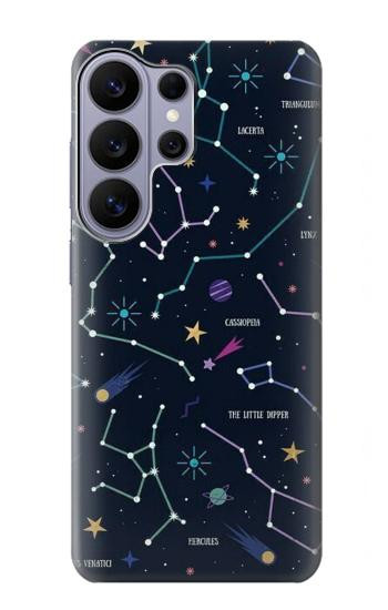 S3220 スターマップ星座星座 Star Map Zodiac Constellations Samsung Galaxy S26 Ultra バックケース、フリップケース・カバー