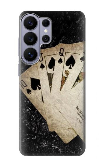 S3231 ヴィンテージロイヤルストレートフラッシュカード Vintage Royal Straight Flush Cards Samsung Galaxy S26 Ultra バックケース、フリップケース・カバー