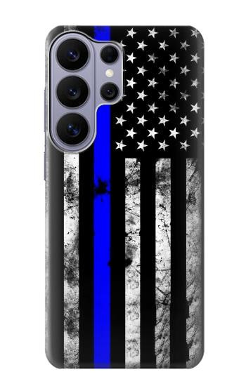 S3244 ブルーラインUSA Thin Blue Line USA Samsung Galaxy S26 Ultra バックケース、フリップケース・カバー