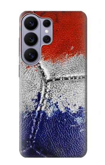 S3304 フランスの旗ビンテージフットボールのグラフィック France Flag Vintage Football Graphic Samsung Galaxy S26 Ultra バックケース、フリップケース・カバー