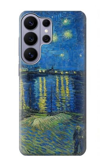 S3336 ヴァン・ゴッホローソンの星空 Van Gogh Starry Night Over the Rhone Samsung Galaxy S26 Ultra バックケース、フリップケース・カバー