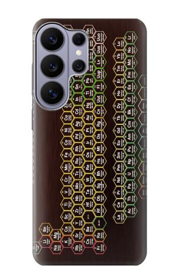 S3544 ネオンハニカム周期表 Neon Honeycomb Periodic Table Samsung Galaxy S26 Ultra バックケース、フリップケース・カバー