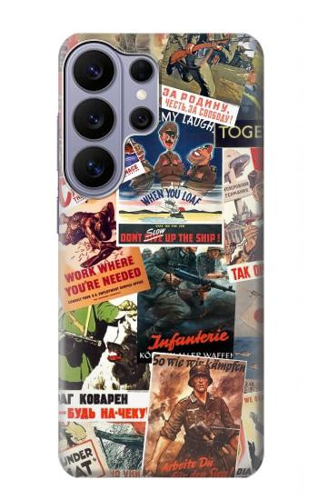 S3905 ビンテージ アーミー ポスター Vintage Army Poster Samsung Galaxy S26 Ultra バックケース、フリップケース・カバー