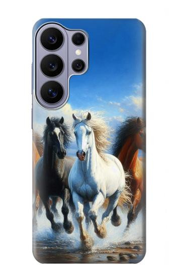 S3996 走る馬 Horse Running Samsung Galaxy S26 Ultra バックケース、フリップケース・カバー