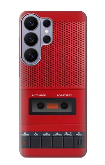 S4073 ヴィンテージの赤いカセットプレーヤーのグラフィック Vintage Red Cassette Player Graphic Samsung Galaxy S26 Ultra バックケース、フリップケース・カバー