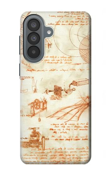 S0566 テクニカルデッサン ダ・ヴィンチ Technical Drawing Da Vinci Samsung Galaxy A37 バックケース、フリップケース・カバー