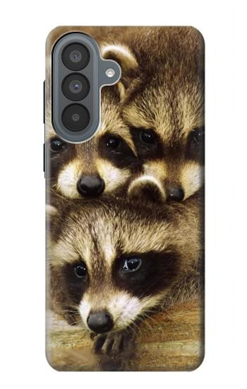 S0977 アライグマの赤ちゃん Baby Raccoons Samsung Galaxy A37 バックケース、フリップケース・カバー
