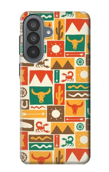 S1873 ウェスタンパターン Western Pattern Samsung Galaxy A37 バックケース、フリップケース・カバー
