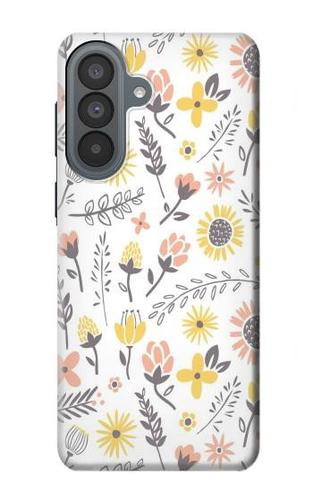 S2354 パステルの花のパターン Pastel Flowers Pattern Samsung Galaxy A37 バックケース、フリップケース・カバー