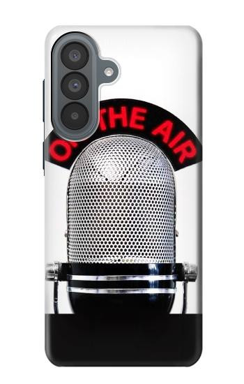 S2381 オンエアヴィンテージラジオマイク Vintage Radio Microphone On The Air Samsung Galaxy A37 バックケース、フリップケース・カバー
