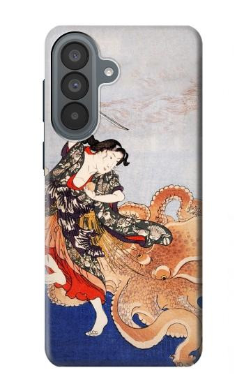 S2496 日本美術歌 歌川国芳 玉取り Japan Art Utagawa Kuniyoshi Tamatori Samsung Galaxy A37 バックケース、フリップケース・カバー